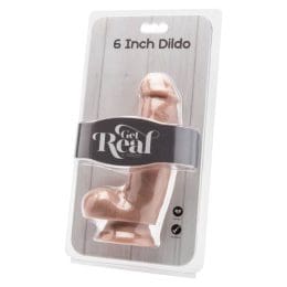 GET REAL - DILDO 12 CM WITH BALLS SKIN 2